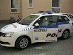 Nové auto vo farbách mestskej polície